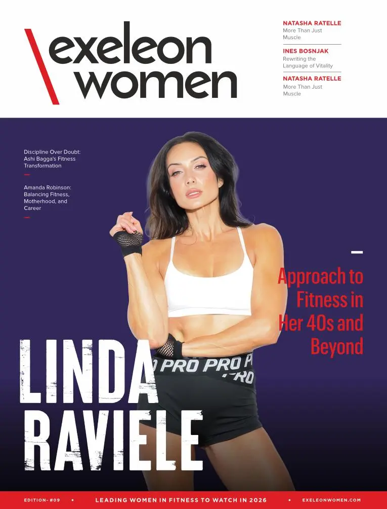 Exeleon Women magazine cover featuring Linda Raviele